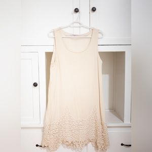 Blu-Pepper Lace bottom dress/top